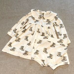 Kate Quinn ice skate dress set